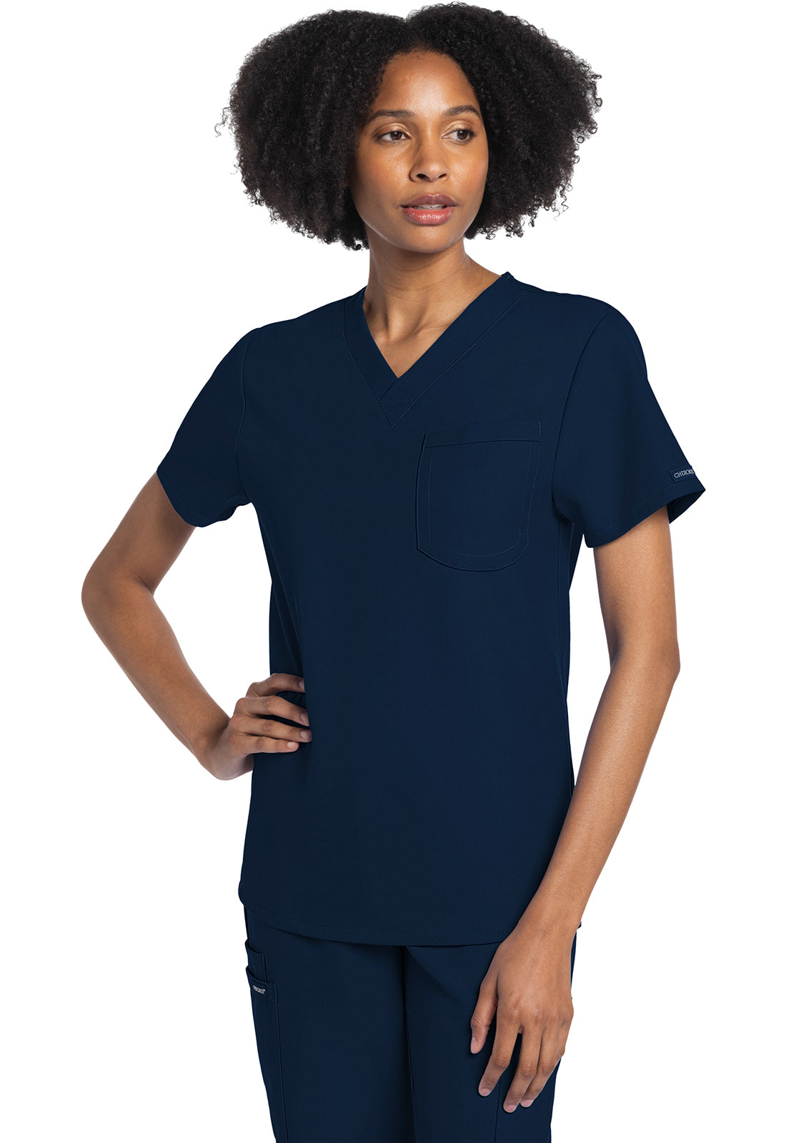 Unisex Unisex V-Neck Top - Navy